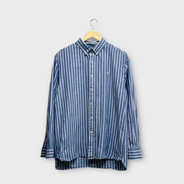 헤지스 린넨혼방 스트라이프 셔츠 L