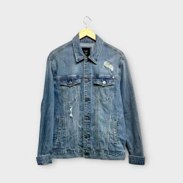 게스 GUESS 데님 청자켓 L