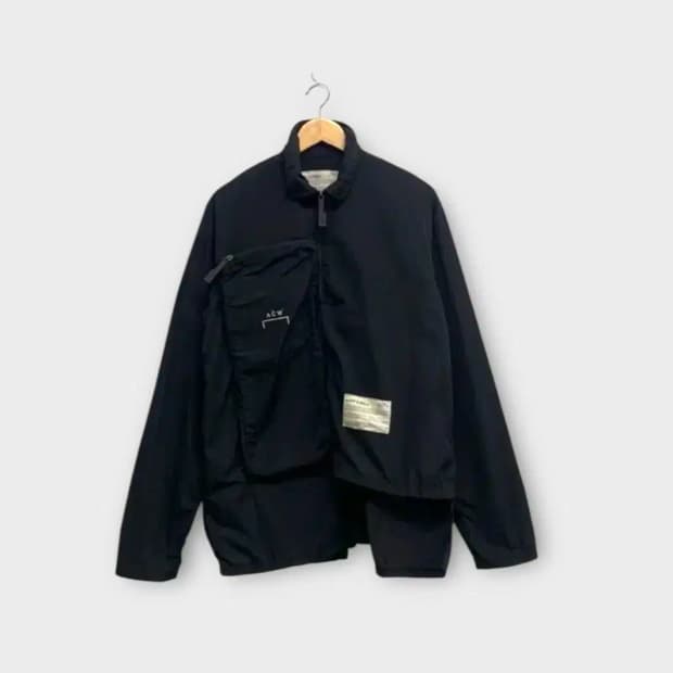 어콜드월 포켓 비대칭 아노락 바람막이 XL