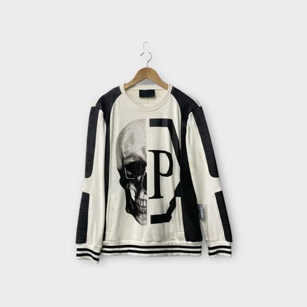 필립플레인 하프스컬 맨투맨 L