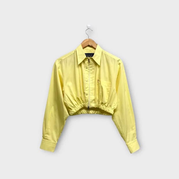 생로랑 여성 크롭 자켓 M