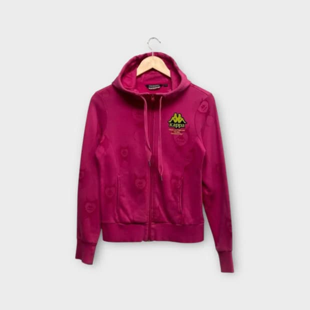 카파 Kappa Y2K 핑크 후드집업 L