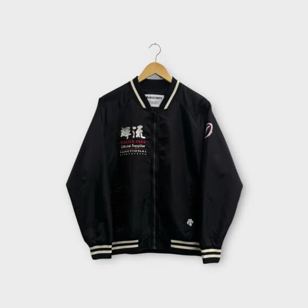 데상트 오사카 빅로고 야구점퍼 바시티 자켓 M