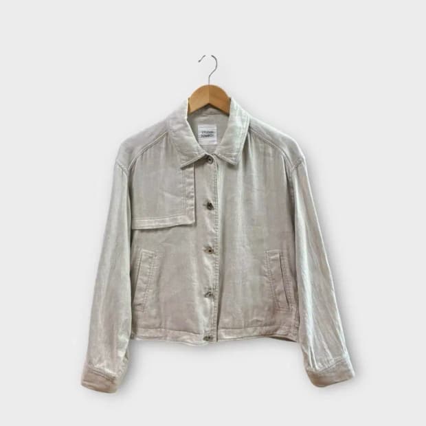 스튜디오 톰보이 면혼방 린넨자켓 F