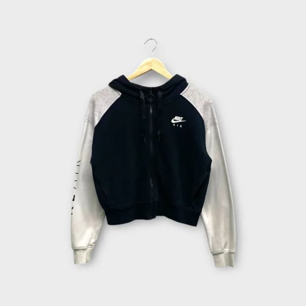 나이키 에어 블랙 후드집업 L