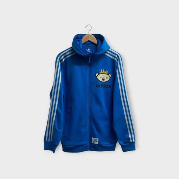 아디다스 니고 콜라보 베어 후드 집업 또는 트랙탑 져지 L