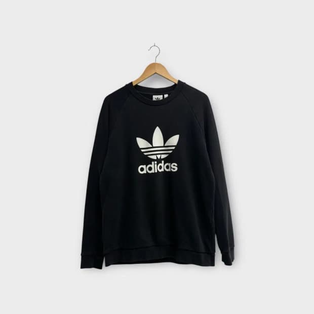 아디다스 불꽃 빅로고 맨투맨 L