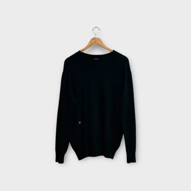 디올 Dior 블랙 자수 니트 L