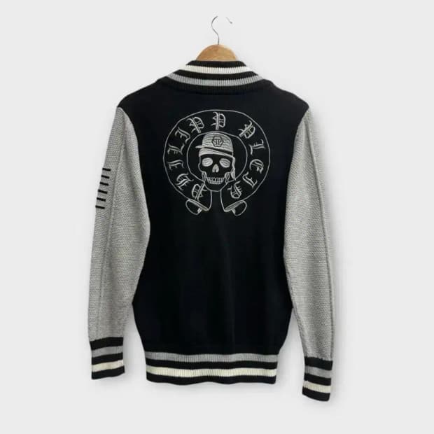 필립플레인 스컬 프린팅 니트 점퍼 M