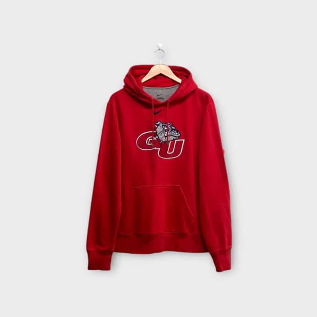 나이키 GU 레드 불독 후드티 L