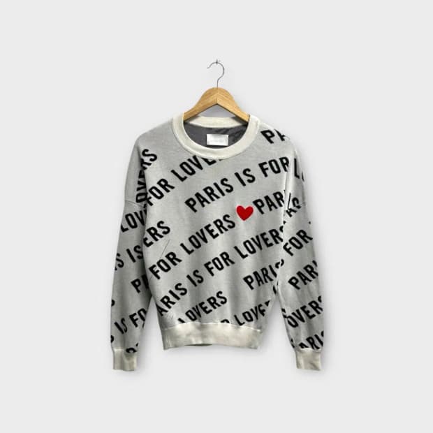 쟈딕앤볼테르 로고니트 스웨터 XS