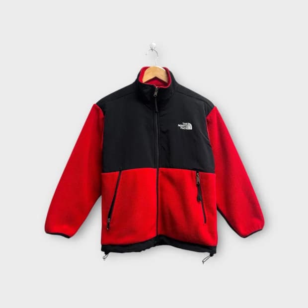 노스페이스 검빨 플리스 자켓 S
