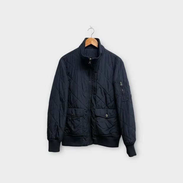 타미힐피거 네이비 퀼팅점퍼  M