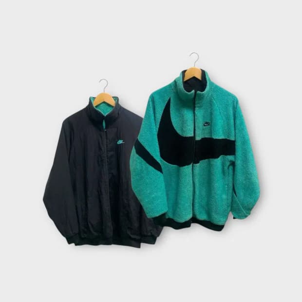 [한정판컬러]나이키 리버시블 민트 플리스 점퍼-XL