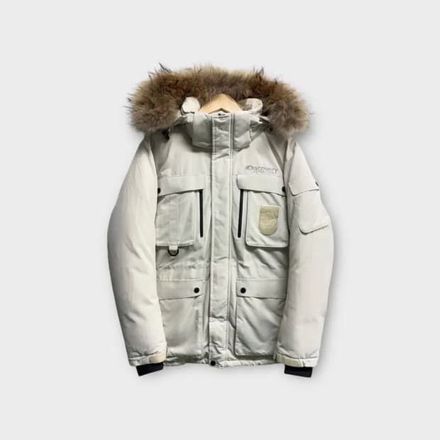 디스커버리 밀포드 아이보리패딩 95