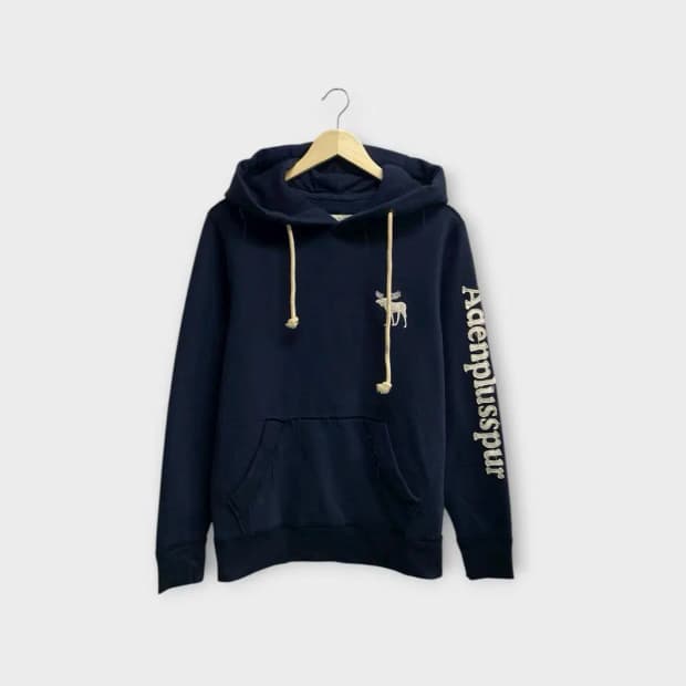 아베크롬비 네이비 후드티 L