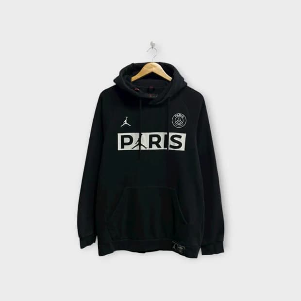 나이키 조던 x 파리 생제르맹 워드마크 풀오버 후드M-L