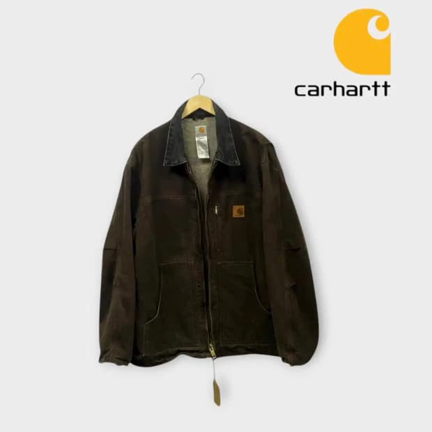 칼하트 쉐르파 샌드스톤 브라운 점퍼 L-XL