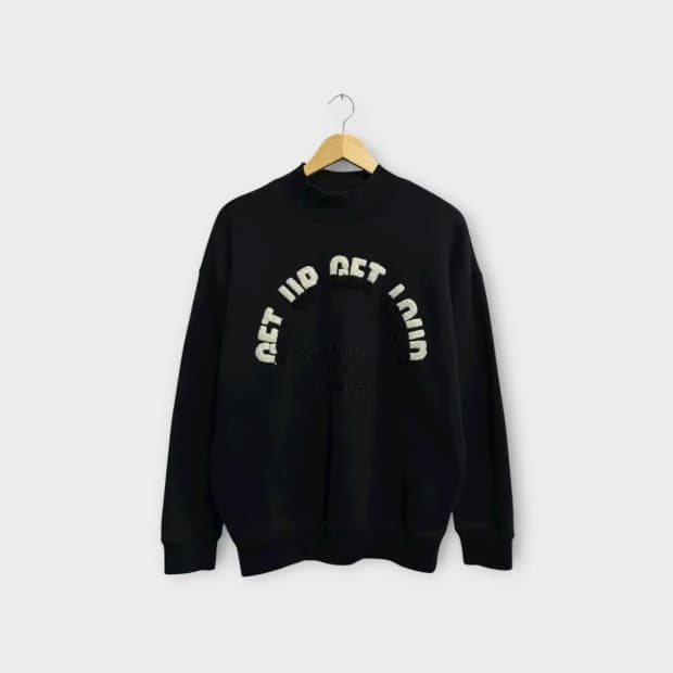 NBA 부클로고 블랙 맨투맨 free