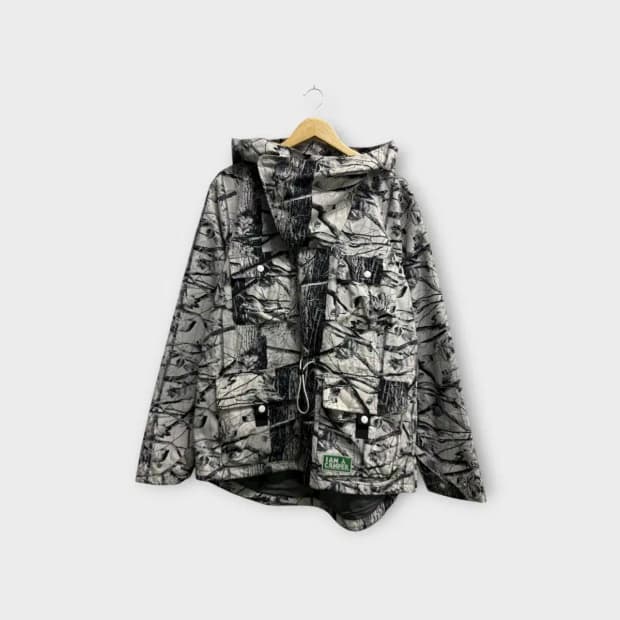 뉴에라 리얼트리 스노우 카모 바람막이 자켓 XL
