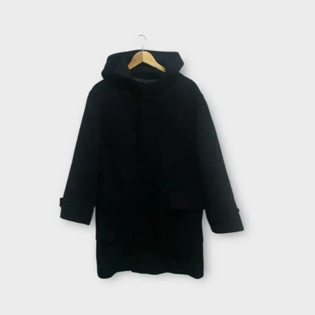 에스피오나지 블랙 후드 울코트 XL