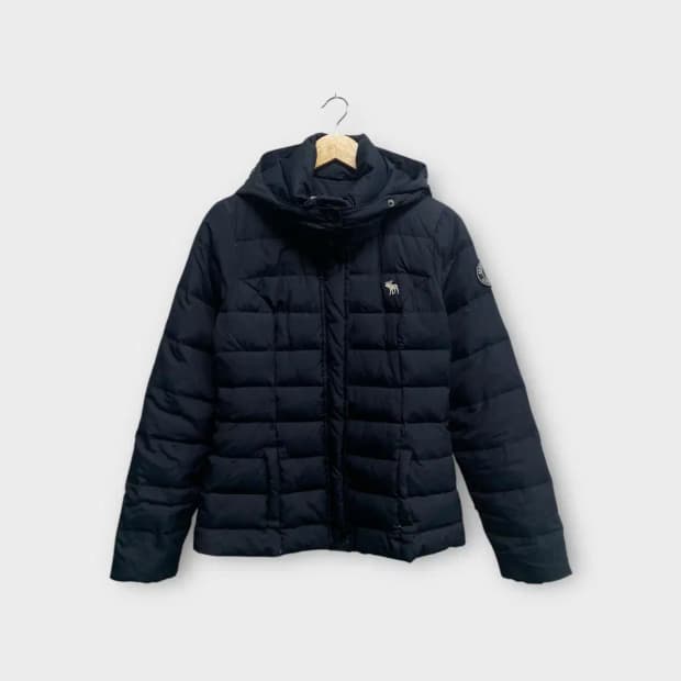 아베크롬비 네이비 패딩 M