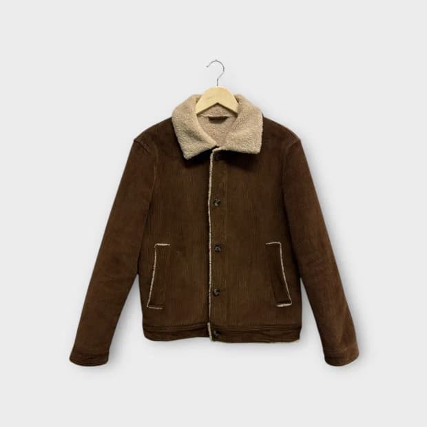 자라 골덴 무스탕 자켓 40