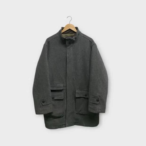 헤지스 발마칸 그레이 코트 L