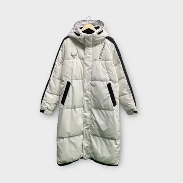 NBA 화이트 다운패딩 M-L