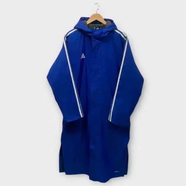 Adidas 아디다스 블루 쉐르파 패딩 돕바 L-XL