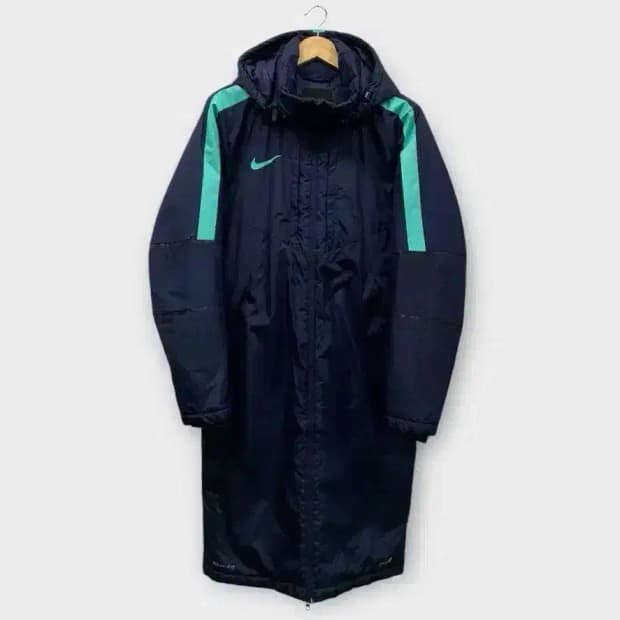 나이키 스톰핏 스쿼드 벤치 코트 재킷 네이비/민트 L