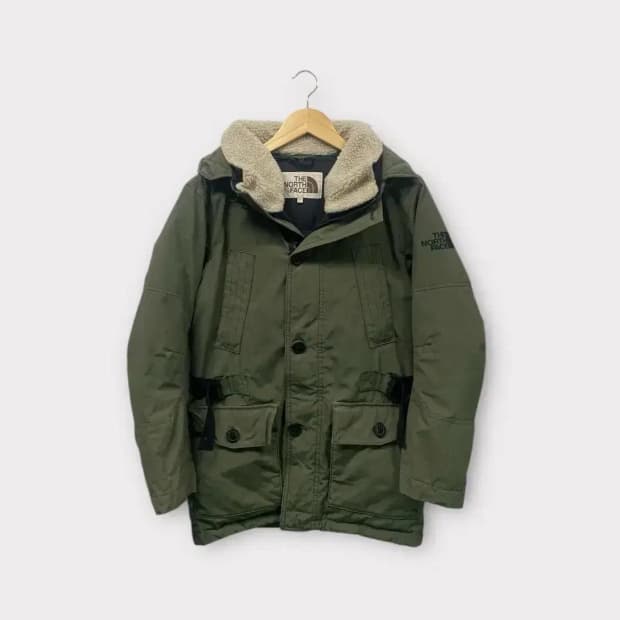 노스페이스 알파 패딩 구스다운 카키 85