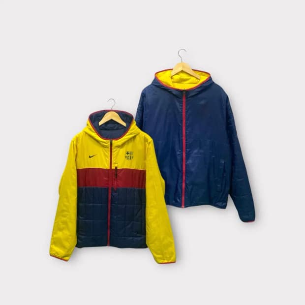 나이키 FC 바르셀로나 리버서블 경량패딩  XL