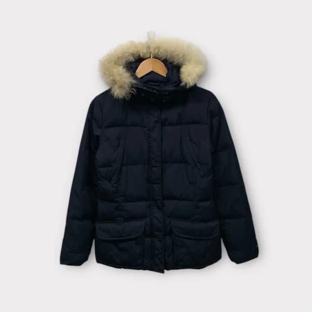 타미힐피거 덕다운 네이비 패딩 M