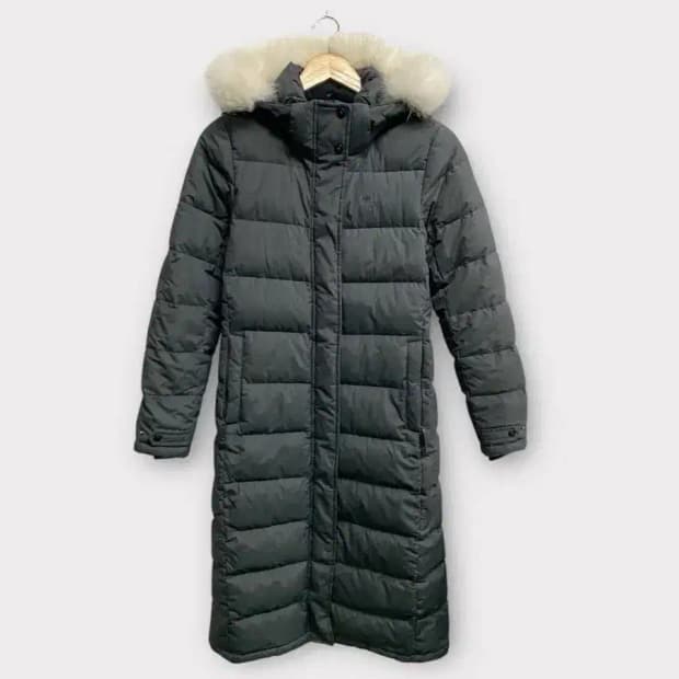 NEPA 네파 여우털 진그레이 롱패딩 85