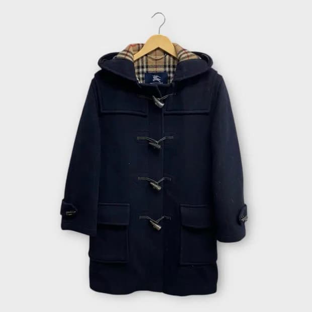 버버리 울 더플 코트 M-L