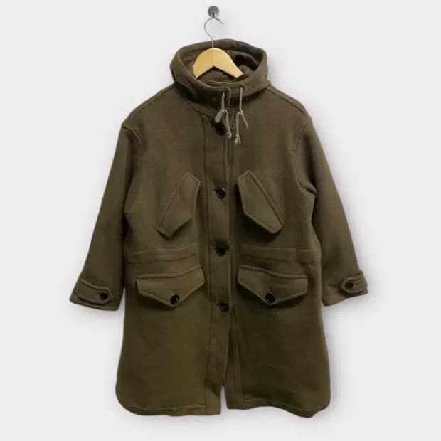 스튜디오 톰보이 울 후드 코트 free