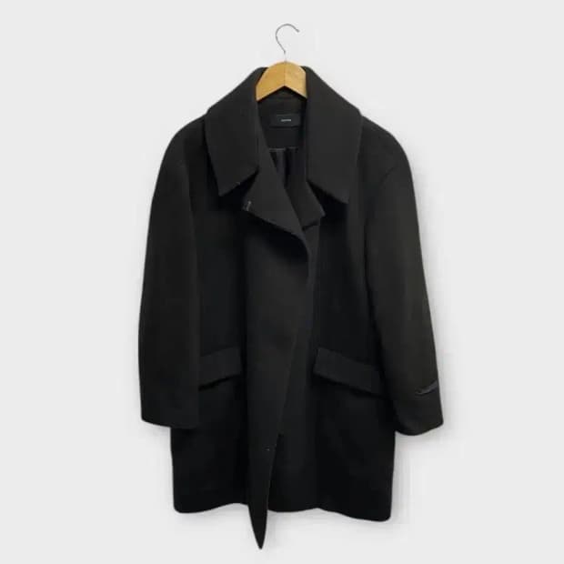 시스템 캐시미어 함유 오버핏 코트 M-L