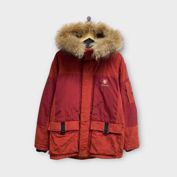 블랙야크 라쿤털 패딩 L