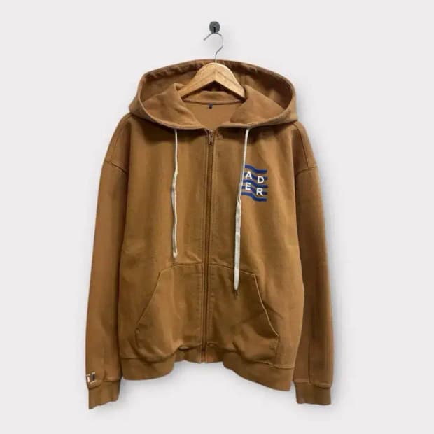 아더에러 Adererror 5주년 기념 브라운 후드집업 L