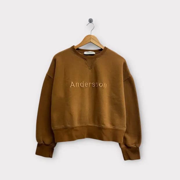 앤더슨벨 빅로고 기모 스웻셔츠 맨투맨 M