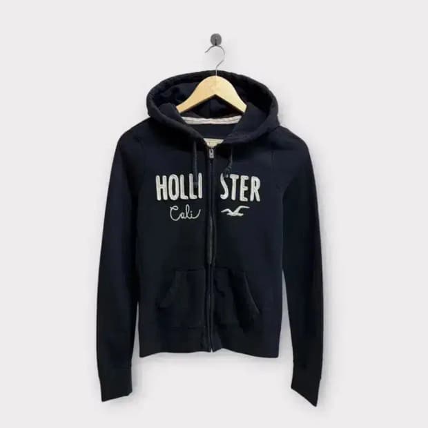 홀리스터 네이비 후드집업 M