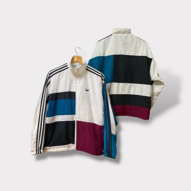 아디다스 컬러블록 파이어버드 트랙자켓 M-L