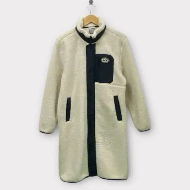 디스커버리 뽀글이 롱 점퍼 90