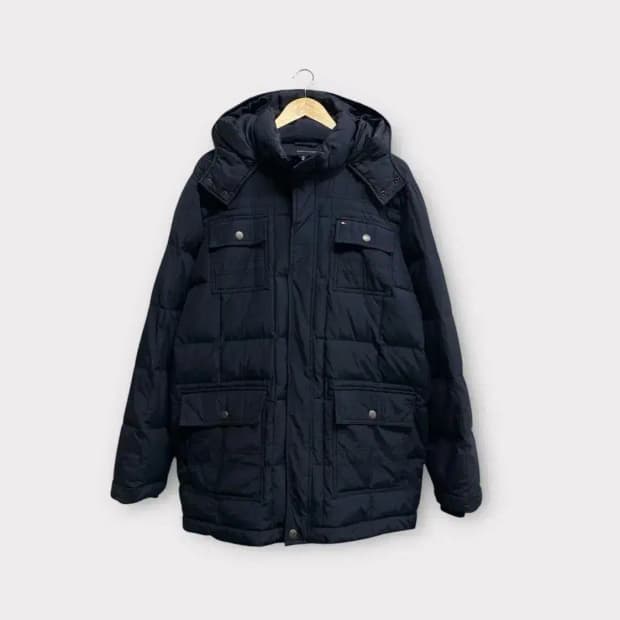 타미힐피거 사파리 점퍼 패딩 XL