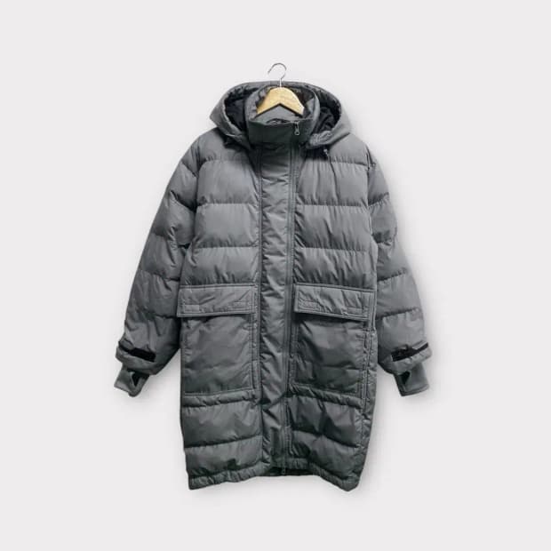 아디다스 그레이 롱패딩 XS-S