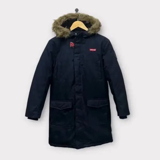 리바이스 네이비 덕다운 패딩  [12-13세 /성인XS]