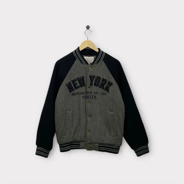 MLB 뉴욕 양키즈 모직 바시티자켓 95