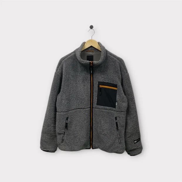 K2 뽀글이 그레이 집업자켓 XL