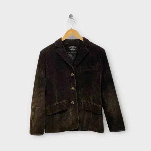 폴로 랄프로렌 진스 양가죽배색 코듀로이 블레이저 자켓 S